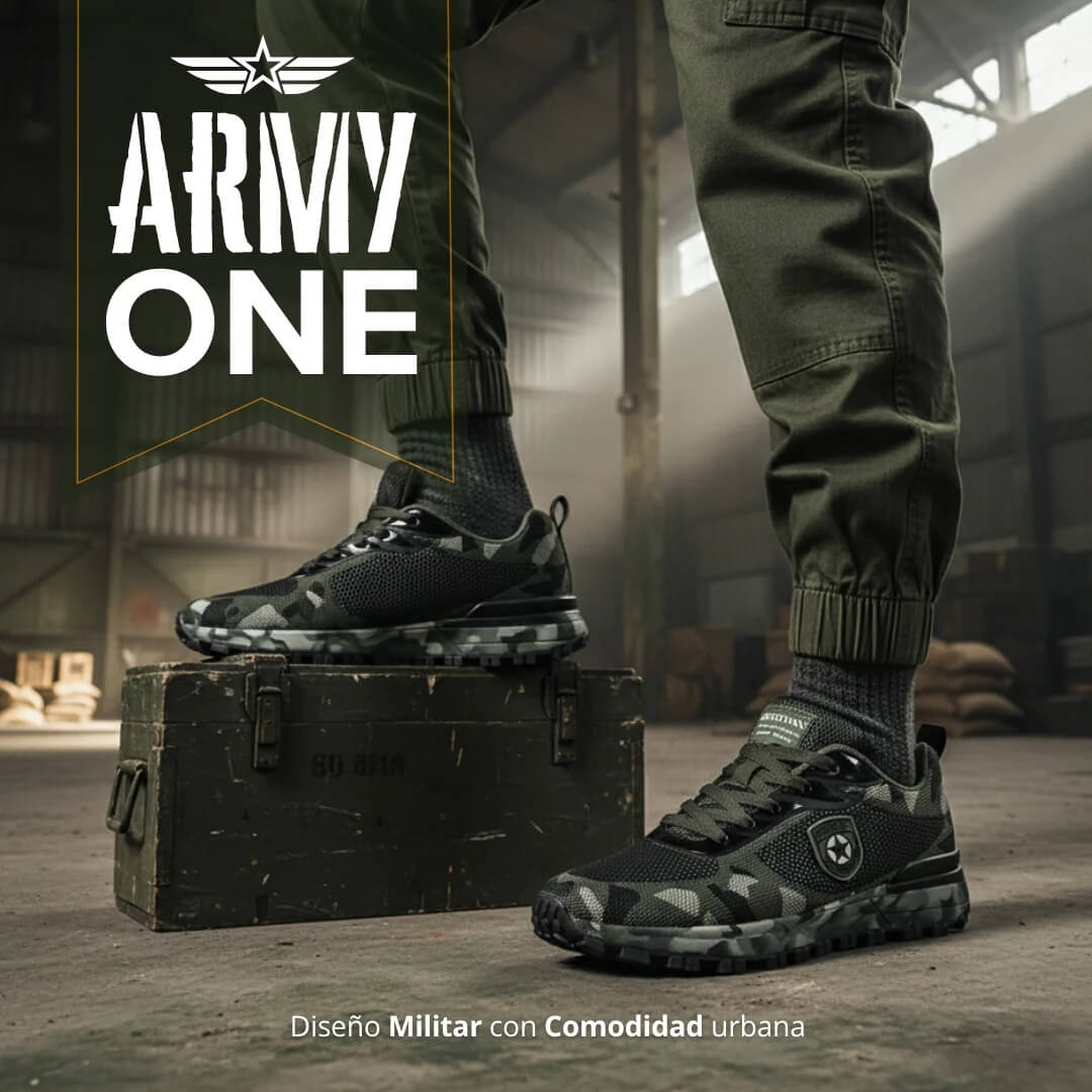 Army One – Tenis tácticos que combinan fuerza militar y comodidad total