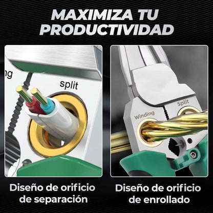 🔥Tijeras pelacables multifuncionales 8 en 1 con prueba eléctrica