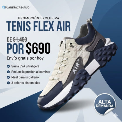 Tenis Ortopédico Air Flex – Alivio Real del Dolor y Comodidad Total