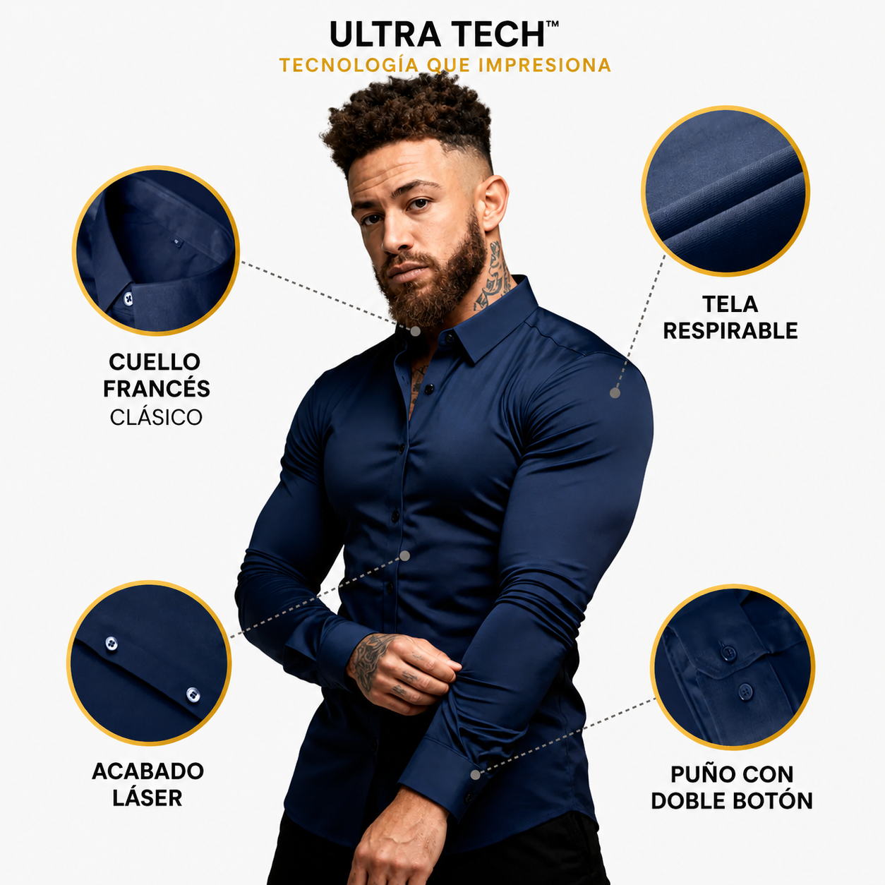 Camisa UltraTech de Alta Tecnología
