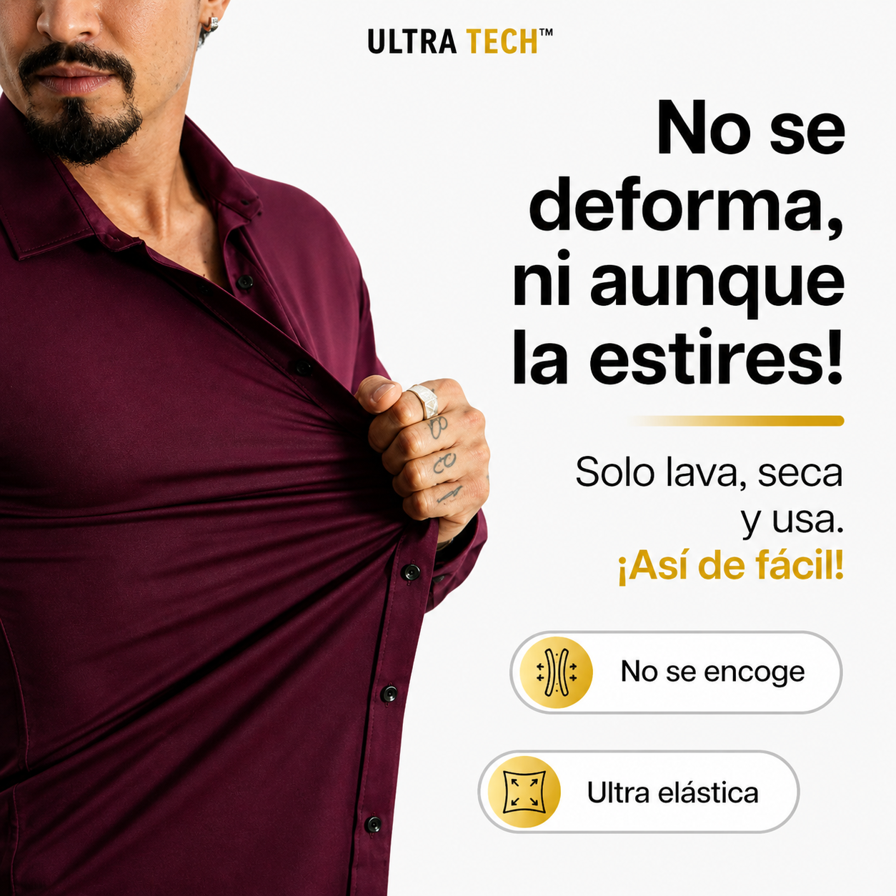 Camisa UltraTech de Alta Tecnología
