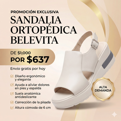 Sandalia Ortopédica Anatomica Belevita - Elegancia y Comodidad