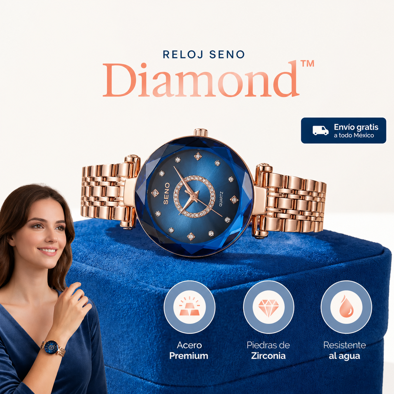 Reloj Seno Diamond – Elegancia y Lujo en Cada Detalle