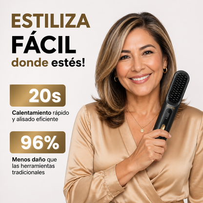 Cepillo Alisador Portátil BeautyMax – Resultados de salón en casa