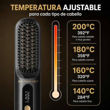 Cepillo Alisador Portátil BeautyMax – Resultados de salón en casa