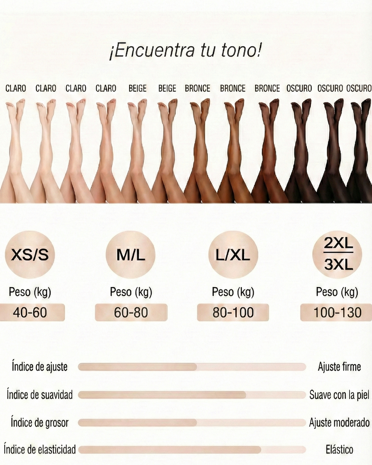 Leggings Transparentes Térmicos con Forro Polar y Control de Abdomen